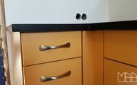 Silestone Arbeitsplatte Negro Tebas in 3 cm Stärke