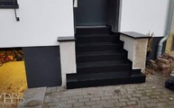 Treppen aus Granit Nero Assoluto