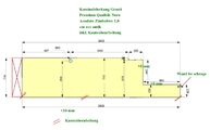 CAD Zeichnung der Kaminabdeckung