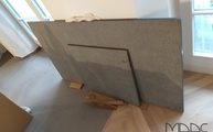 Piano Black Granit Arbeitsplatten in Köln geliefert