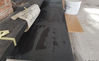 Schiefer Bodenplatten aus dem Material Porto Schiefer in Köln  mit Kantenbearbeitung