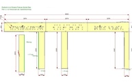 CAD Zeichnung der 7 Fassadenplatten