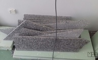 Granit Innentreppe und Sockelleisten Rosa Beta mit polierter Oberfläche