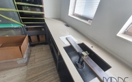 Montage der Rougui Silestone Arbeitsplatten 