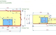 Zeichnung der Caesarstone Arbeitsplatten in Köln geliefert