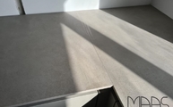 Montage der Smoke Marazzi Arbeitsplatte