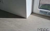 Ausklinkung für die Fensternische in der Smoke Marazzi Arbeitsplatte