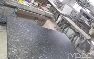 Produktion - Satinierte Steel Grey Granit Tischplatte