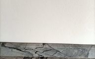 Montage der Super White Calacatta Marmor Arbeitsplatten und Wischleisten in Köln