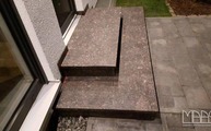 Grenittreppen, Treppen aus Granit Tan Brown