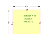 CAD Zeichnung der Dektonplatte für die Kücheninsel