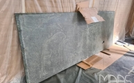 Lieferung in Köln der Vitoria Regia Granit Rückwand