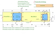 CAD Zeichnung der Küchenzeile in Köln