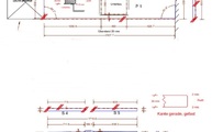 CAD Zeichnung der IKEA Küche in Königswinter