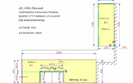 Zeichnung Nr. 2 der Caesarstone Arbeitsplatten