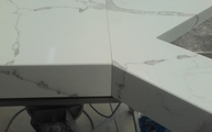 Produktion - 8868 Argos White CTX-BasicQuarz Arbeitsplatten