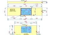 Zeichnung der Silestone Arbeitsplatten Kensho