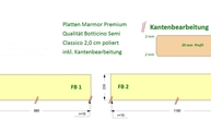 CAD Zeichnung der Fensterbänke in Laatzen