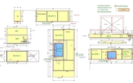 CAD Zeichnung der Küche in Lachen