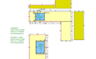 CAD Zeichnung der Küche in Landgraaf