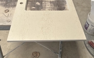 Produktion - Danae Dekton Arbeitsplatte mit Spülenausschnitt