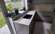 Spüle in der Danae Dekton Arbeitsplatte