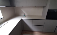 Danae Dekton Arbeitsplatten in Landgraaf montiert