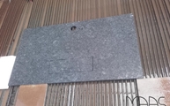 Produktion - Steel Grey Granitplatten als Abdeckplatte