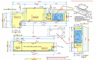 Silestone Arbeitsplatte - Produktionsplan / Zeichnung