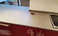 Arbeitsplatten aus Silestone Gris Expo