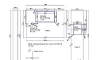 CAD Zeichnung der CTX-BasicQuarz Arbeitsplatten