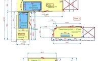 CAD Zeichnung der Keramik SapienStone Arbeitsplatten