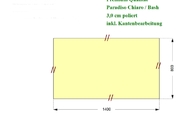 CAD Zeichnung der Granit Tischplatte in Leichlingen