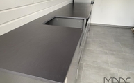 UltraMatt Oberflăche der Sirius Dekton Arbeitsplatte