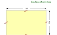 CAD Zeichnung der Schiefer Tischplatte