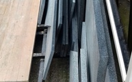 Granitplatten, Granit Arbeitsplatten, Fensterbänke und Kaminabdeckung Devil Black