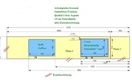 CAD Zeichnung der Küchenzeile in Ludwigsburg