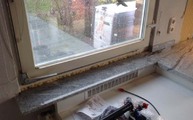 Montierter Granit Fensterbank