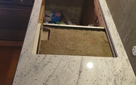 Lieferung Juparana Bianco Granit Arbeitsplatten in Mannheim 