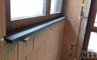 Jaddish Schiefer Fensterbänke mit spaltrauen Oberflächen