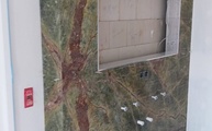 Marmorplatten Rainforest Green zur Wandverkleidung
