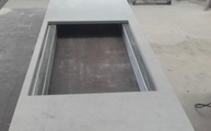 Produktion - Lunar Dekton Arbeitsplatte mit Ausschnitten