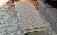 Lieferung der Granit Tischplatte Bianco Sardo