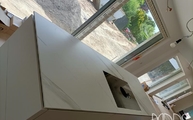 Küchenblock in Meersbusch mit Opera Dekton Arbeitsplatte