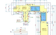 CAD Zeichnung der Küche in Michendorf