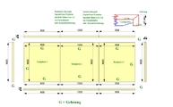 CAD Zeichnung der Keramik SapienStone Tischplatten