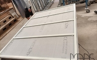 Produktion - Pietra di Luna Neolith Arbeitsplatte mit Unterfütterung