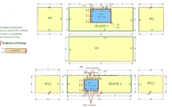 CAD Zeichnung der Arbeitsplatten und Seitenwangen
