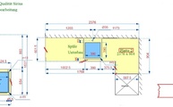 CAD Zeichnung der Dekton Arbeitsplatten