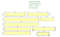 CAD Zeichnung der Neolith Fensterbänke